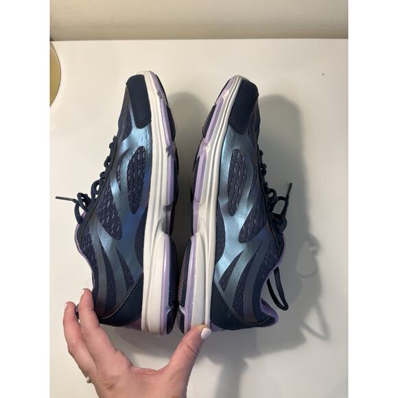 Ryka Women’s Mesh Lace Up Walking Sneaker Devotion Plus 2 Metallic Size 8 - Picture 4 of 8